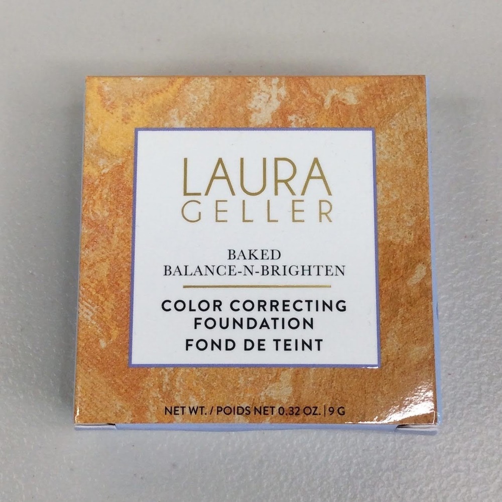NEW Laura Geller Baked Balance-n-Brighten Color Correcting Foundation - Light